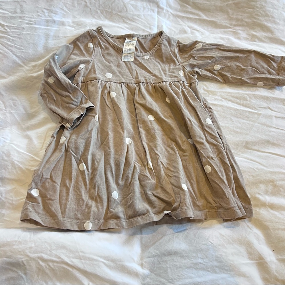 Kid / dots pattern dress 12M